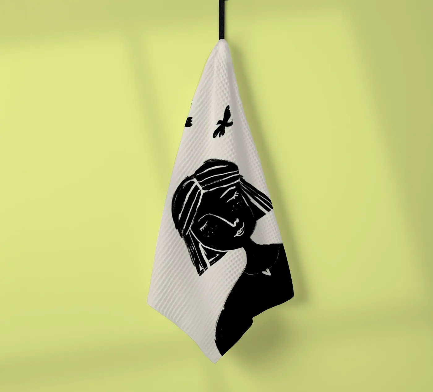 Hovering 2 theedoek van Graphite