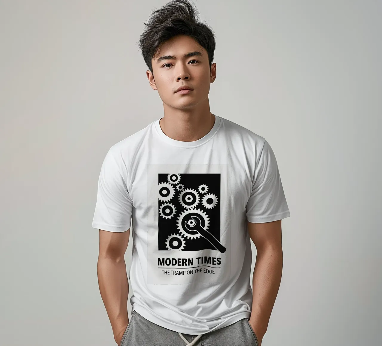 Modern Times Print t-shirt da MoviesArt