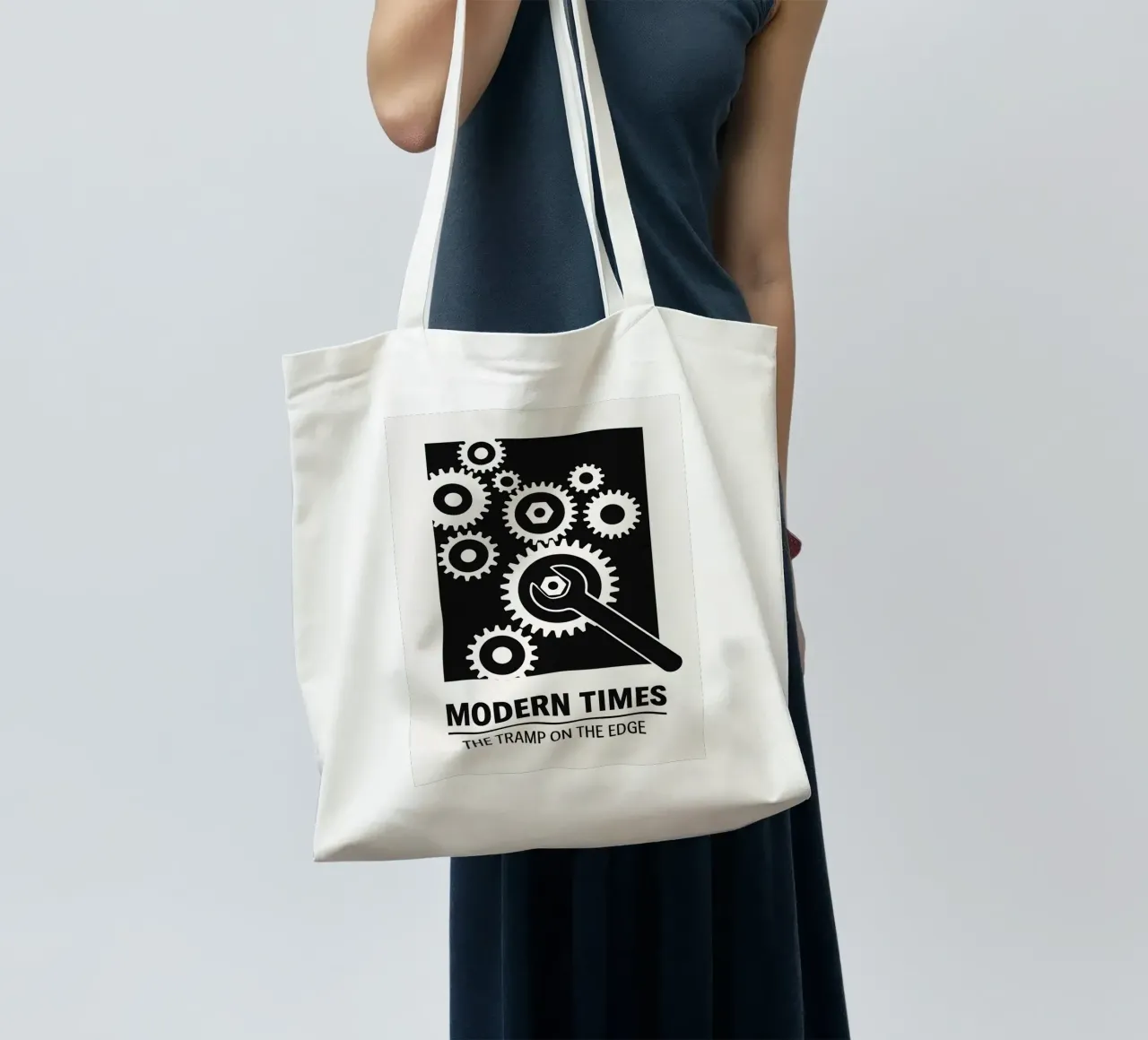 Modern Times Print borsa in juta da MoviesArt