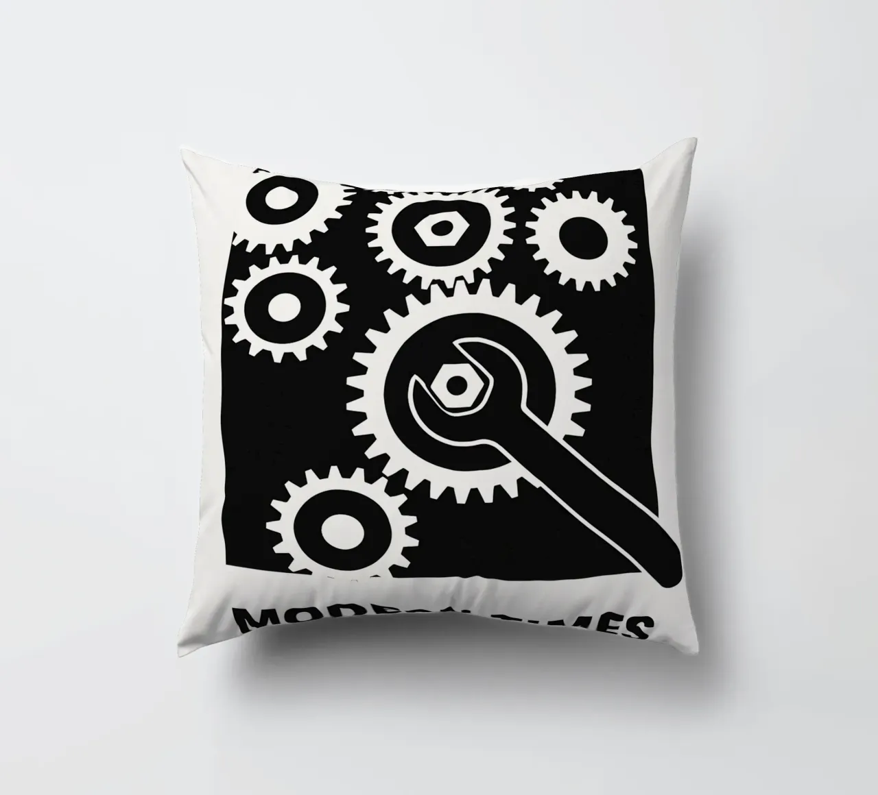 Modern Times Print cuscino da MoviesArt