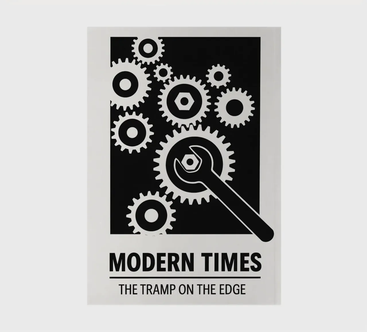 Modern Times Print notebook by MoviesArt