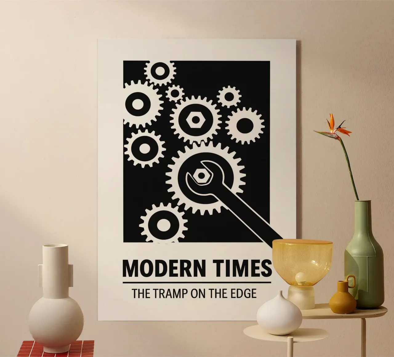 Modern Times Print plexiglass da MoviesArt