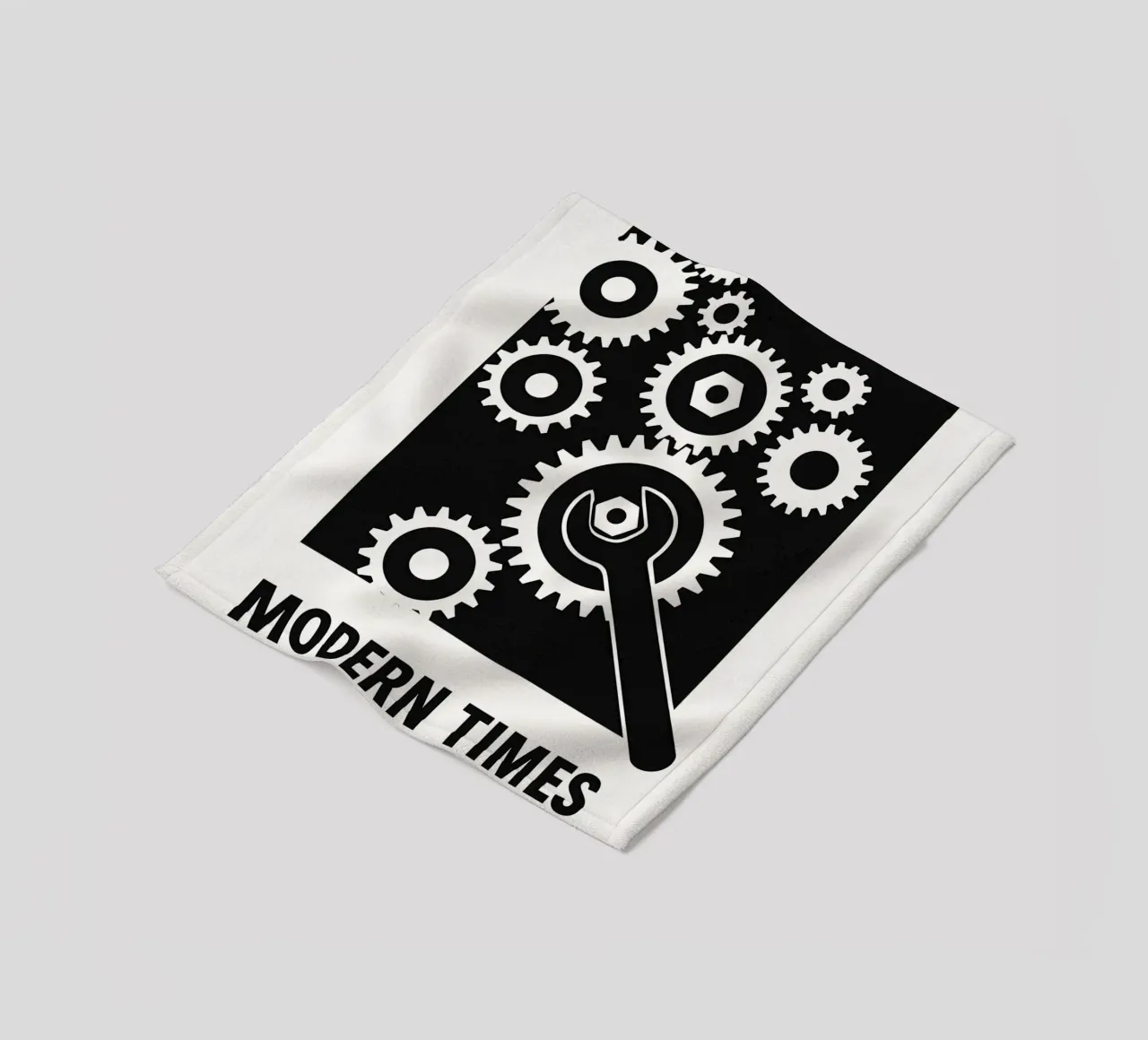 Modern Times Print coperta in pile da MoviesArt