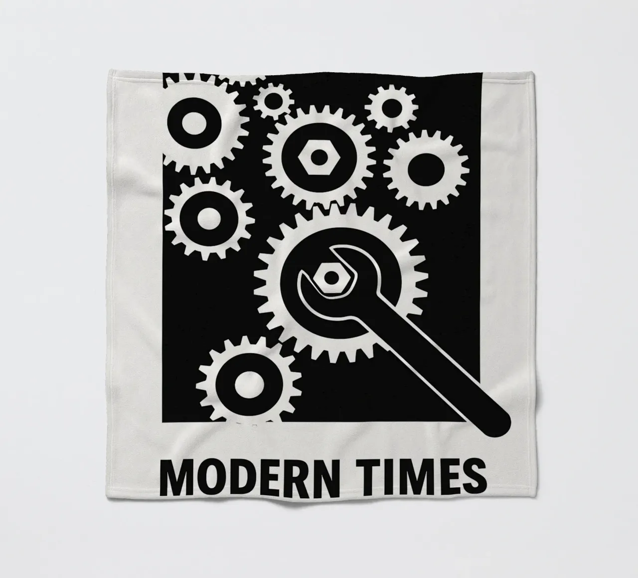 Modern Times Print coperta in pile da MoviesArt
