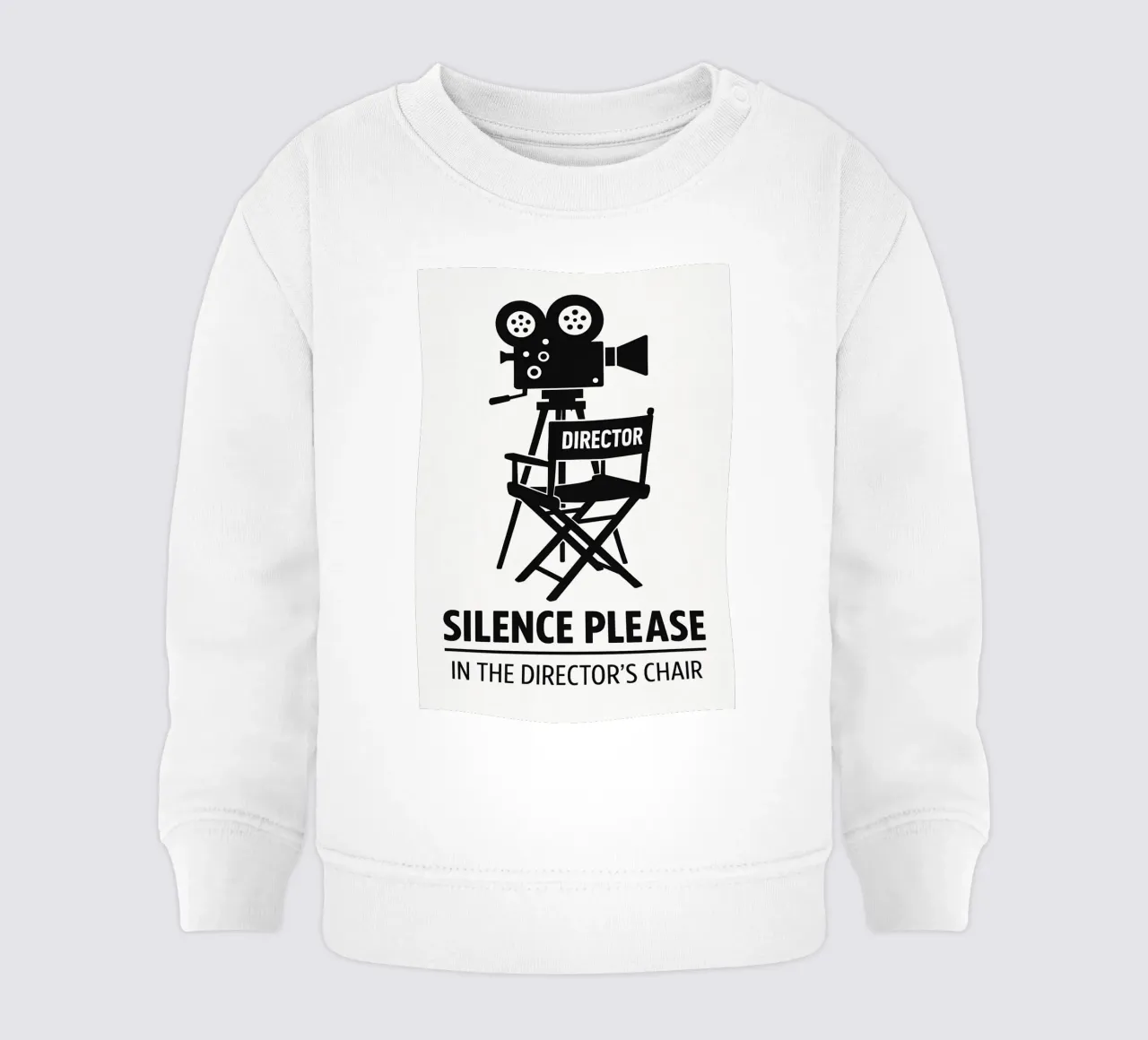 Movie Camera Print felpa neonato da MoviesArt