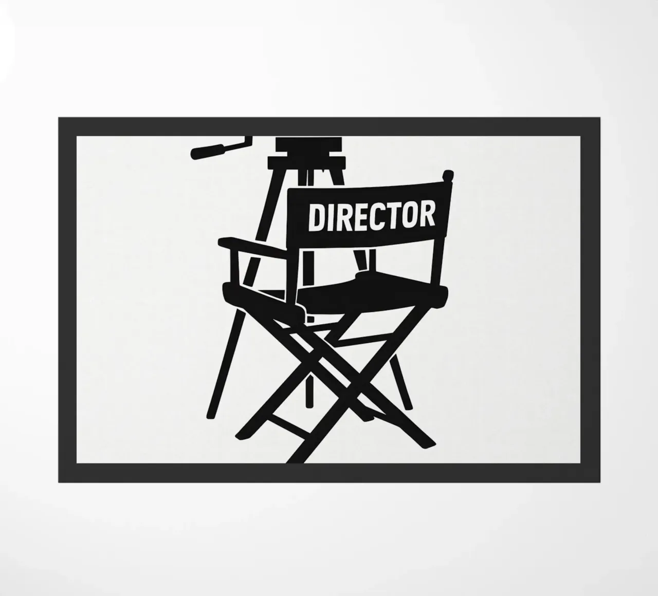 Movie Camera Print zerbino da MoviesArt