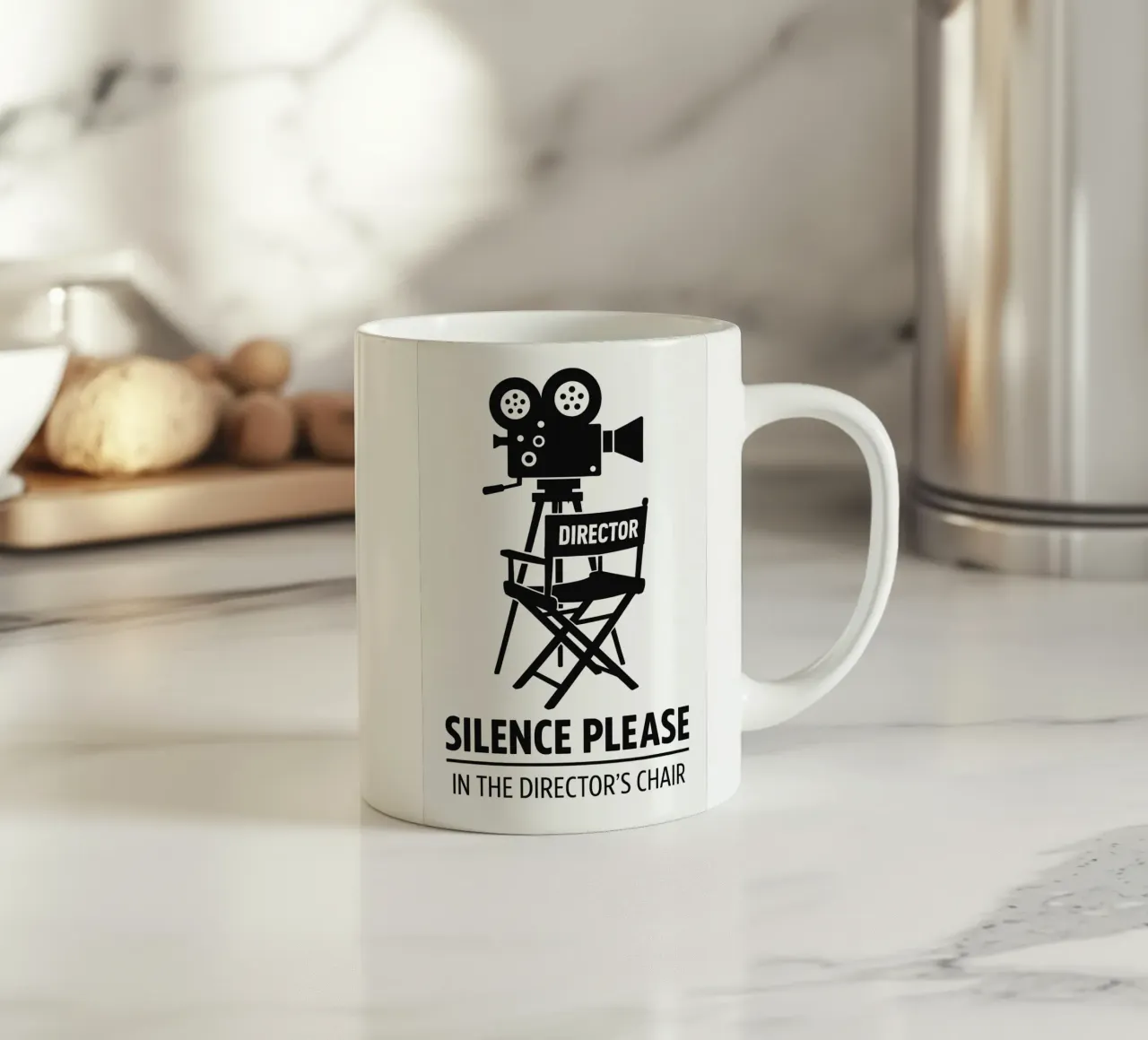 Movie Camera Print tazza in ceramica da MoviesArt