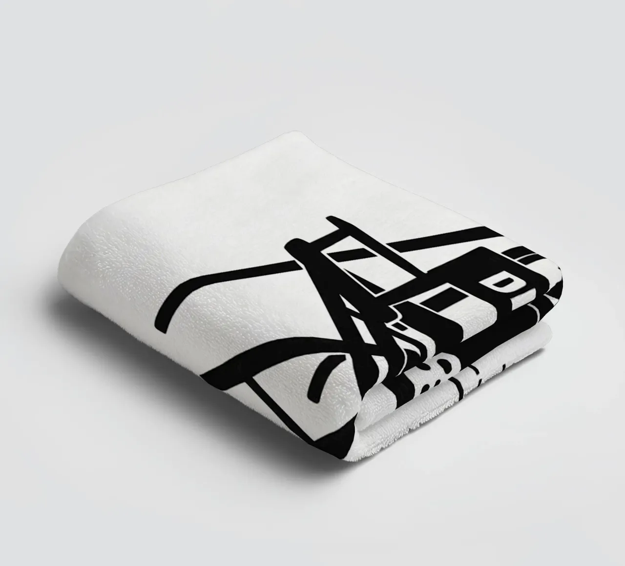 Movie Camera Print asciugamano da bagno da MoviesArt