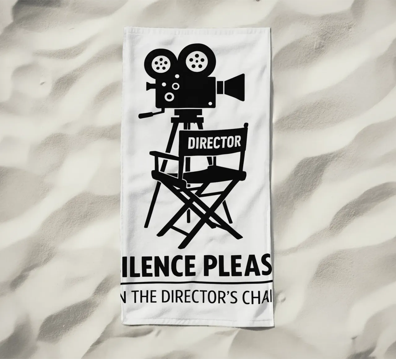 Movie Camera Print telo mare da MoviesArt