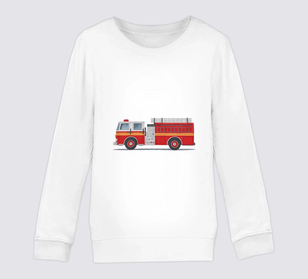 ¡Listos para la acción! - Llegan los bomberos sudadera para niño de KidzStudio