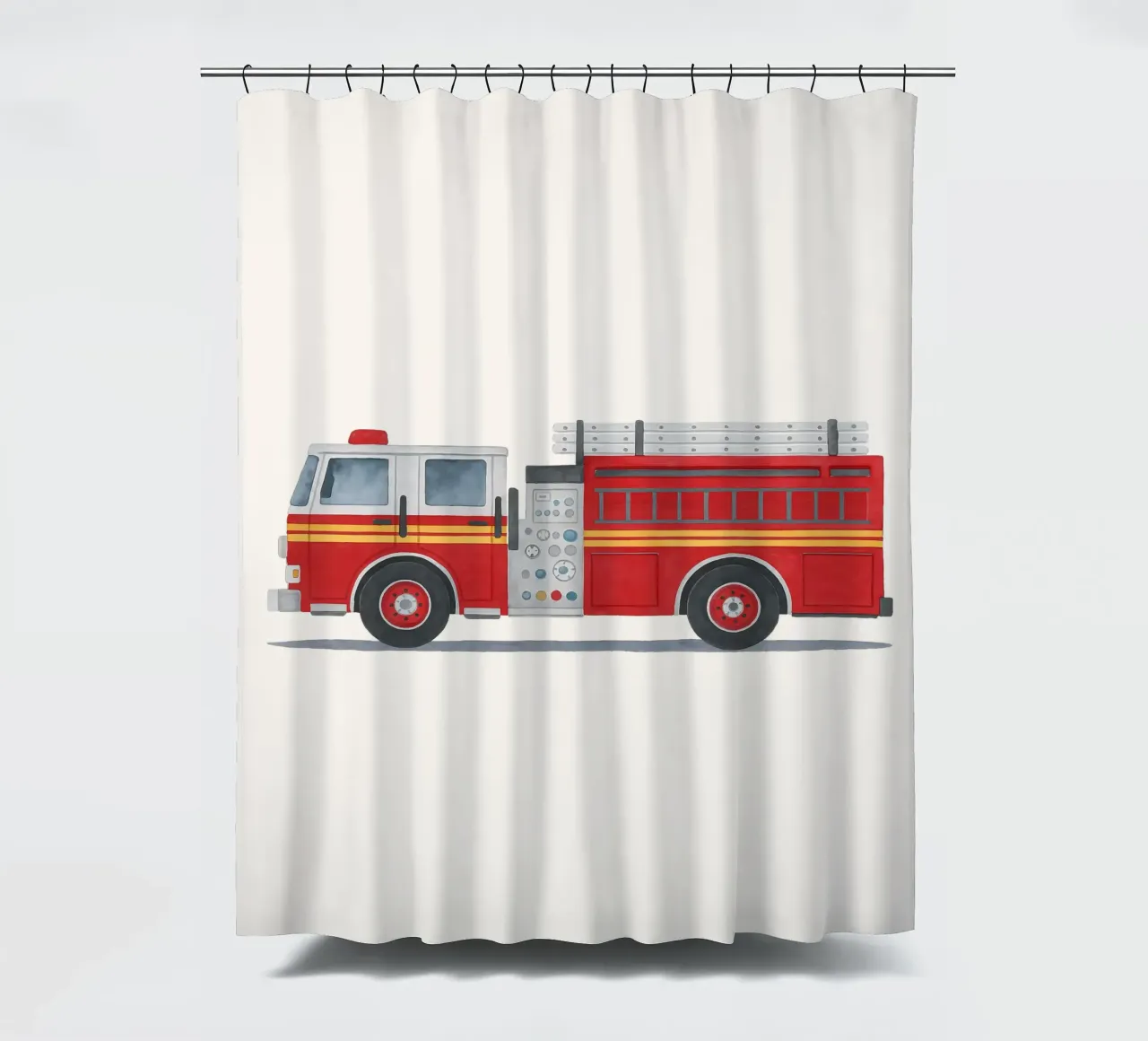 Pronti all'azione! - I vigili del fuoco stanno arrivando tenda da doccia da KidzStudio