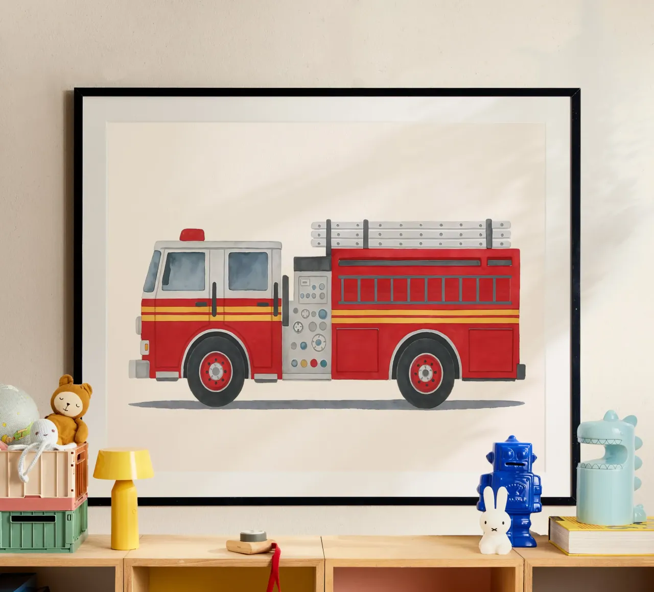 Pronti all'azione! - I vigili del fuoco stanno arrivando carta hahnemühle da KidzStudio