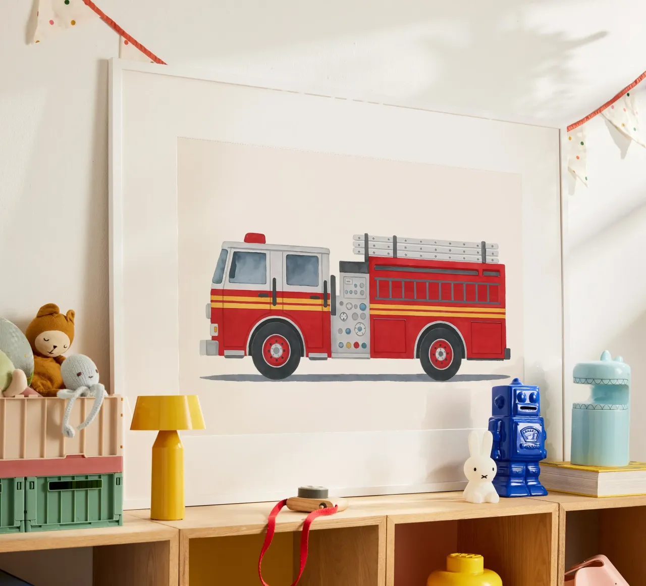 Pronti all'azione! - I vigili del fuoco stanno arrivando carta hahnemühle da KidzStudio