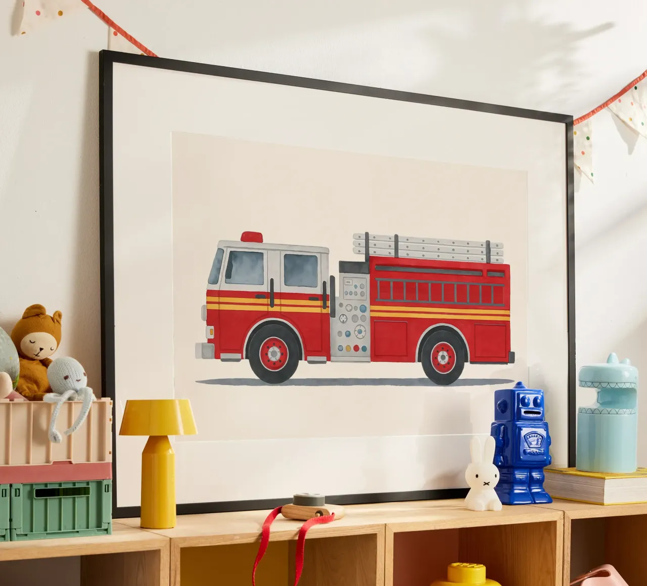 Pronti all'azione! - I vigili del fuoco stanno arrivando carta hahnemühle da KidzStudio