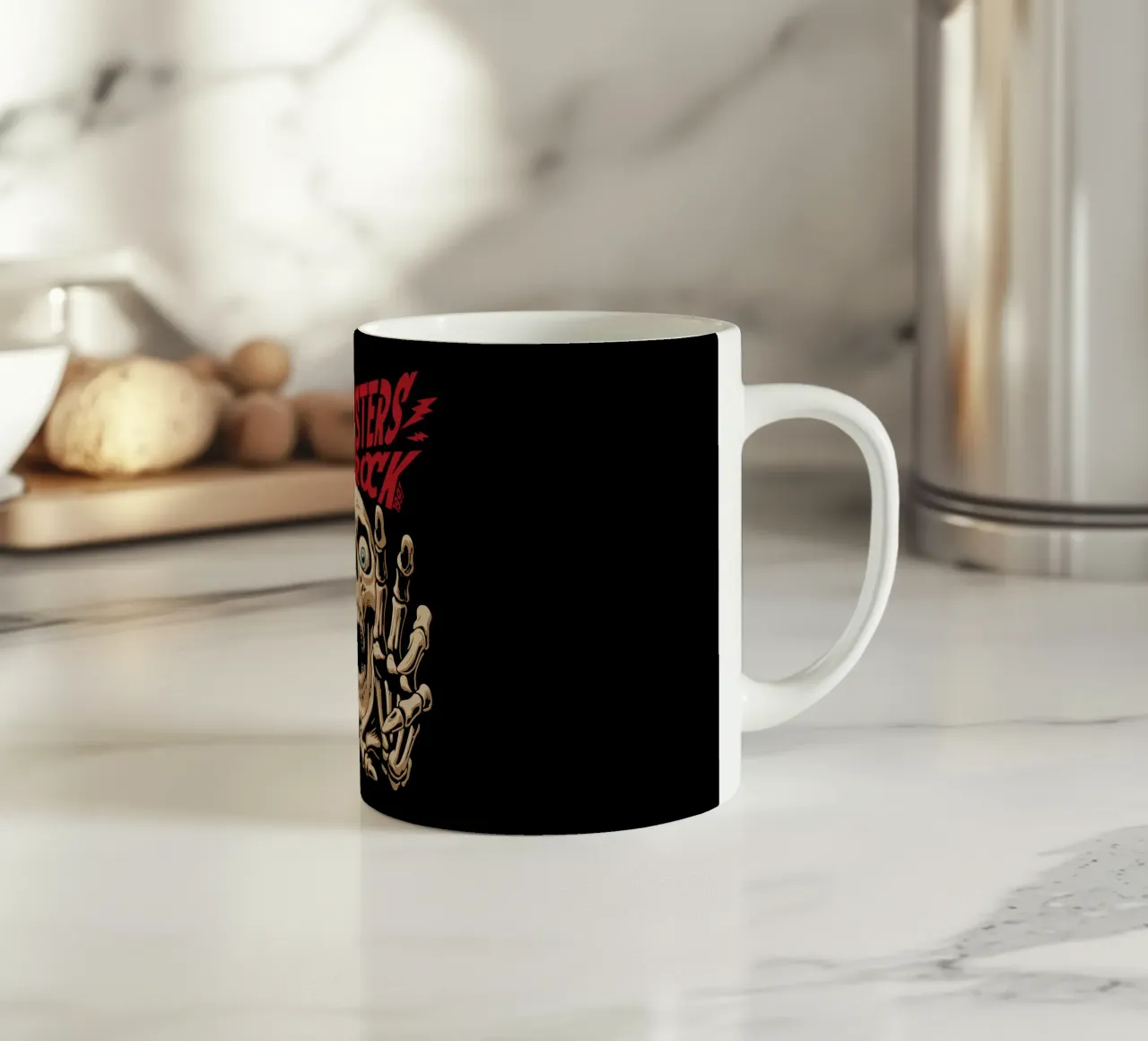 Mostri Rock tazza in ceramica da Gunawan Rb