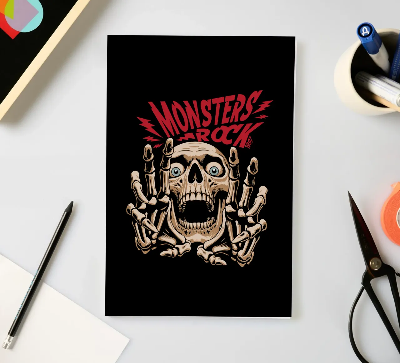 Monsters Rock notebook by Gunawan Rb