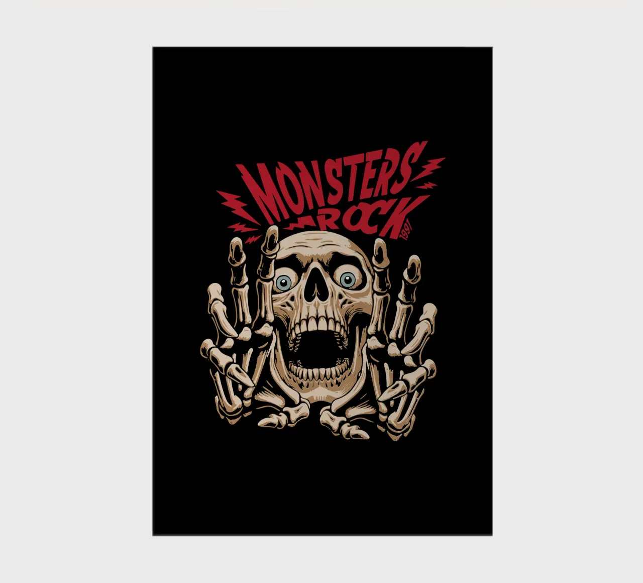 Monsters Rock notebook by Gunawan Rb