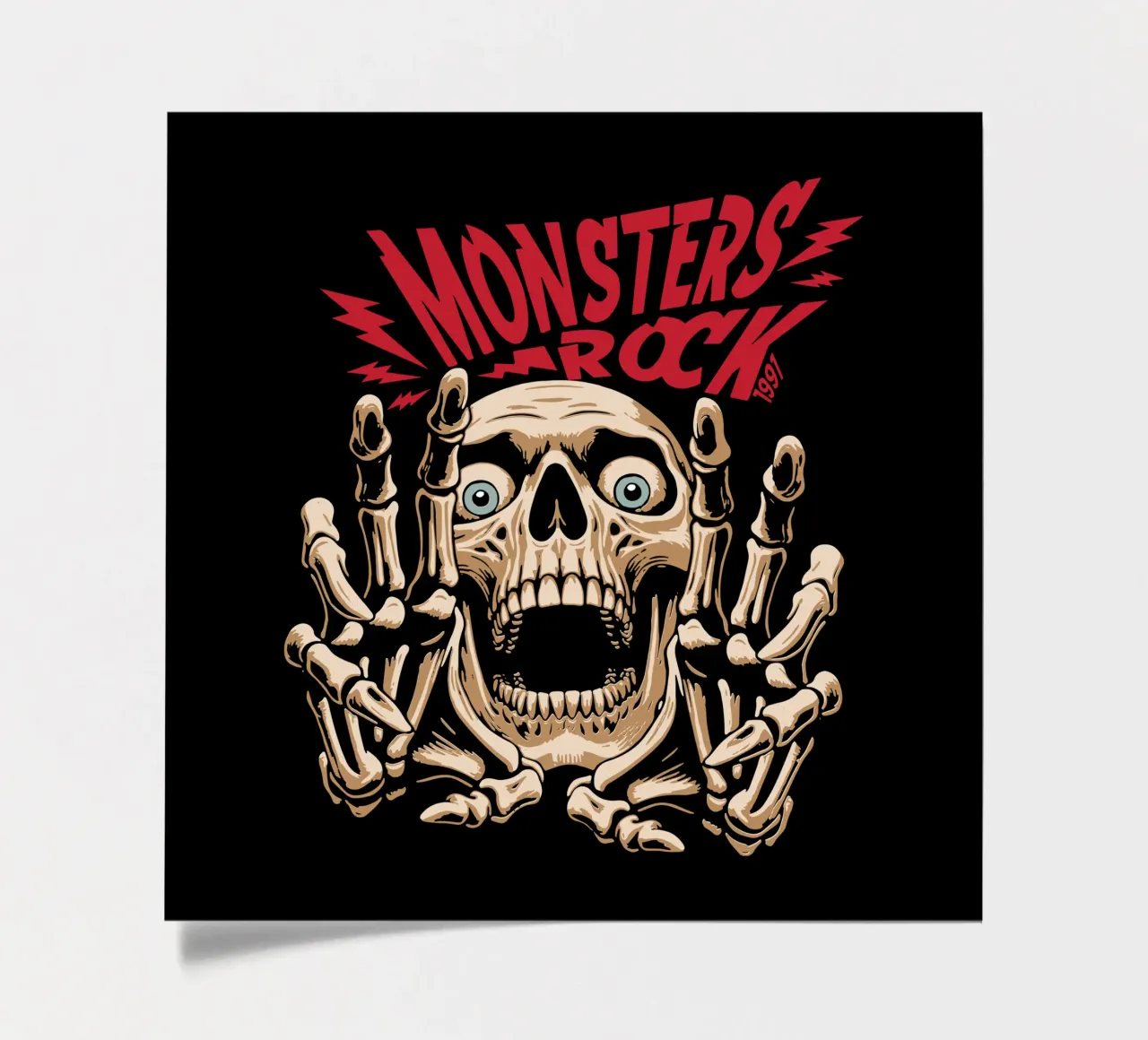 Monsters Rock sticker sheet by Gunawan Rb
