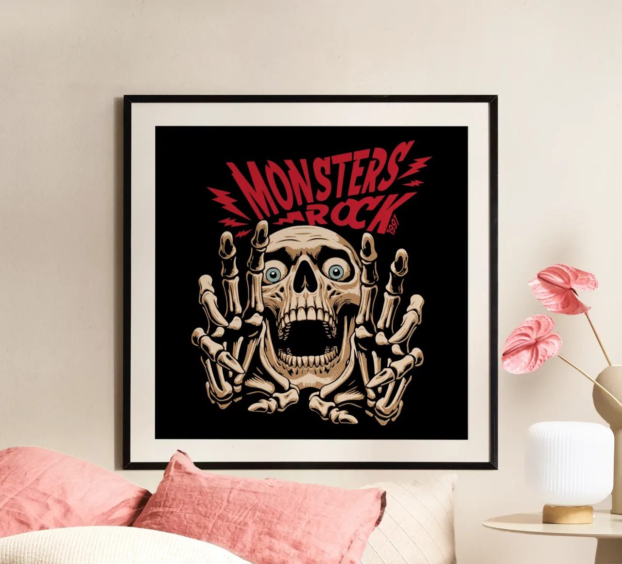 Monsters Rock poster by Gunawan Rb