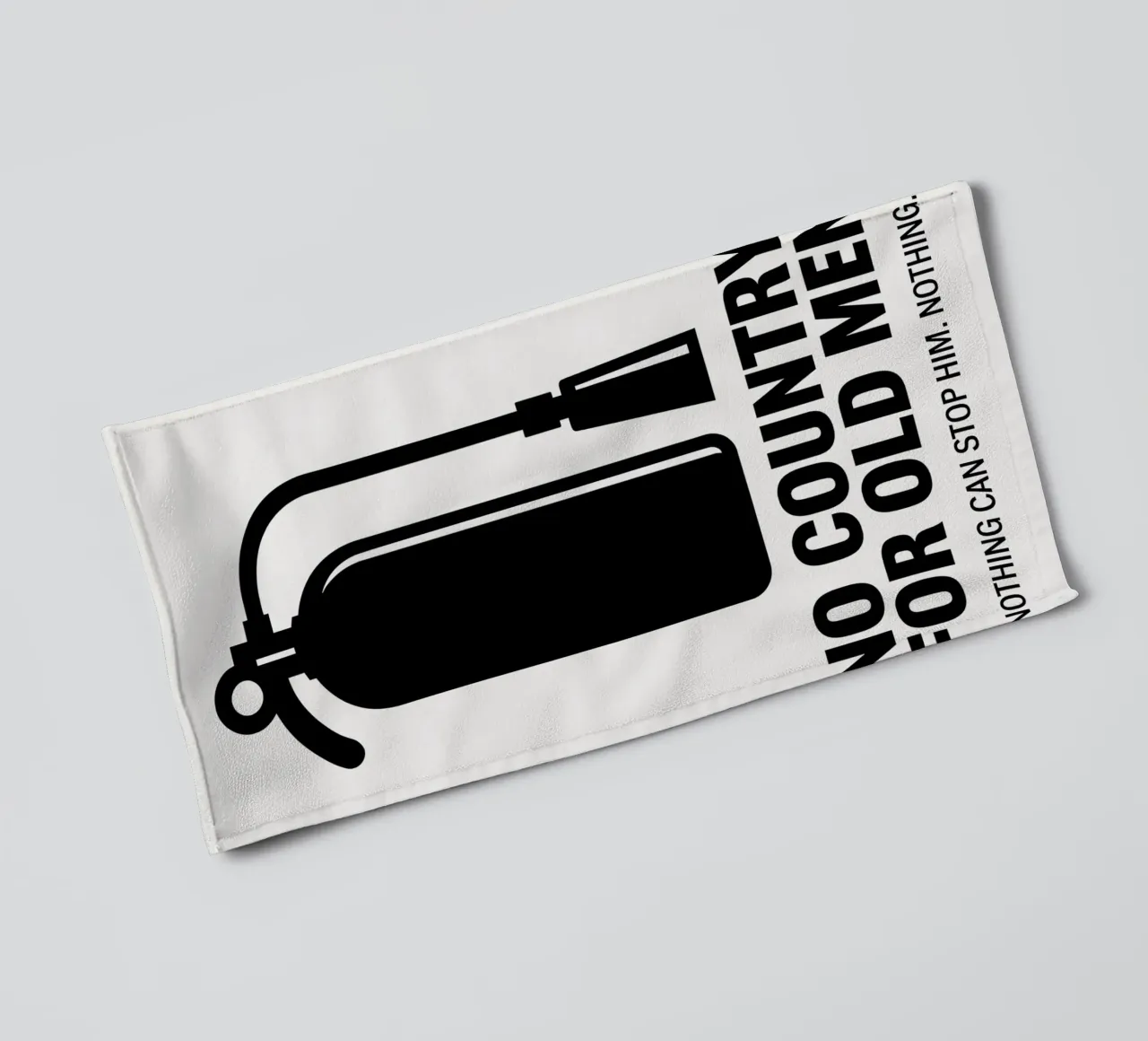 No Country For Old Men Print asciugamano da bagno da MoviesArt