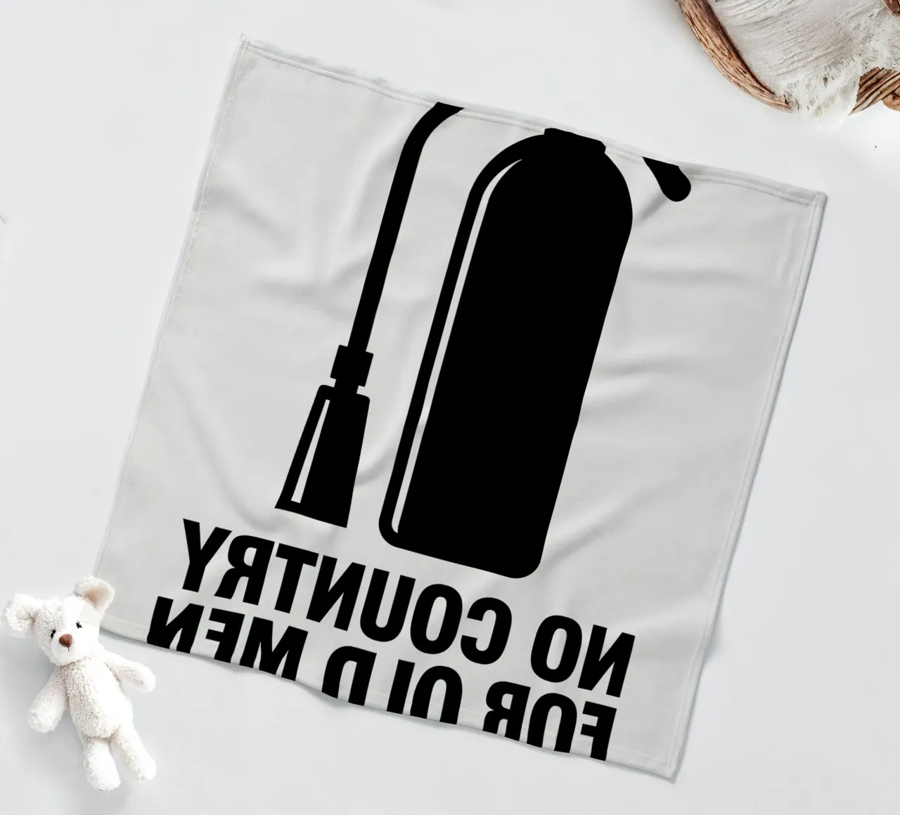 No Country For Old Men Print fleece blanket by MoviesArt