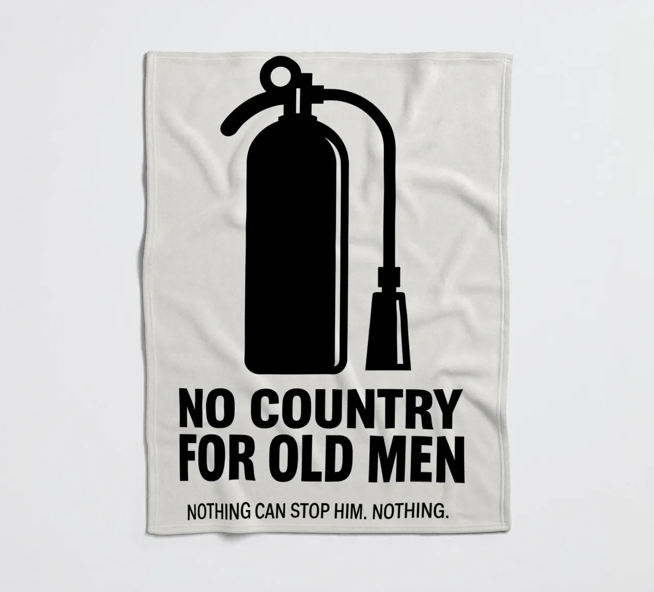 No Country For Old Men Print fleece blanket by MoviesArt