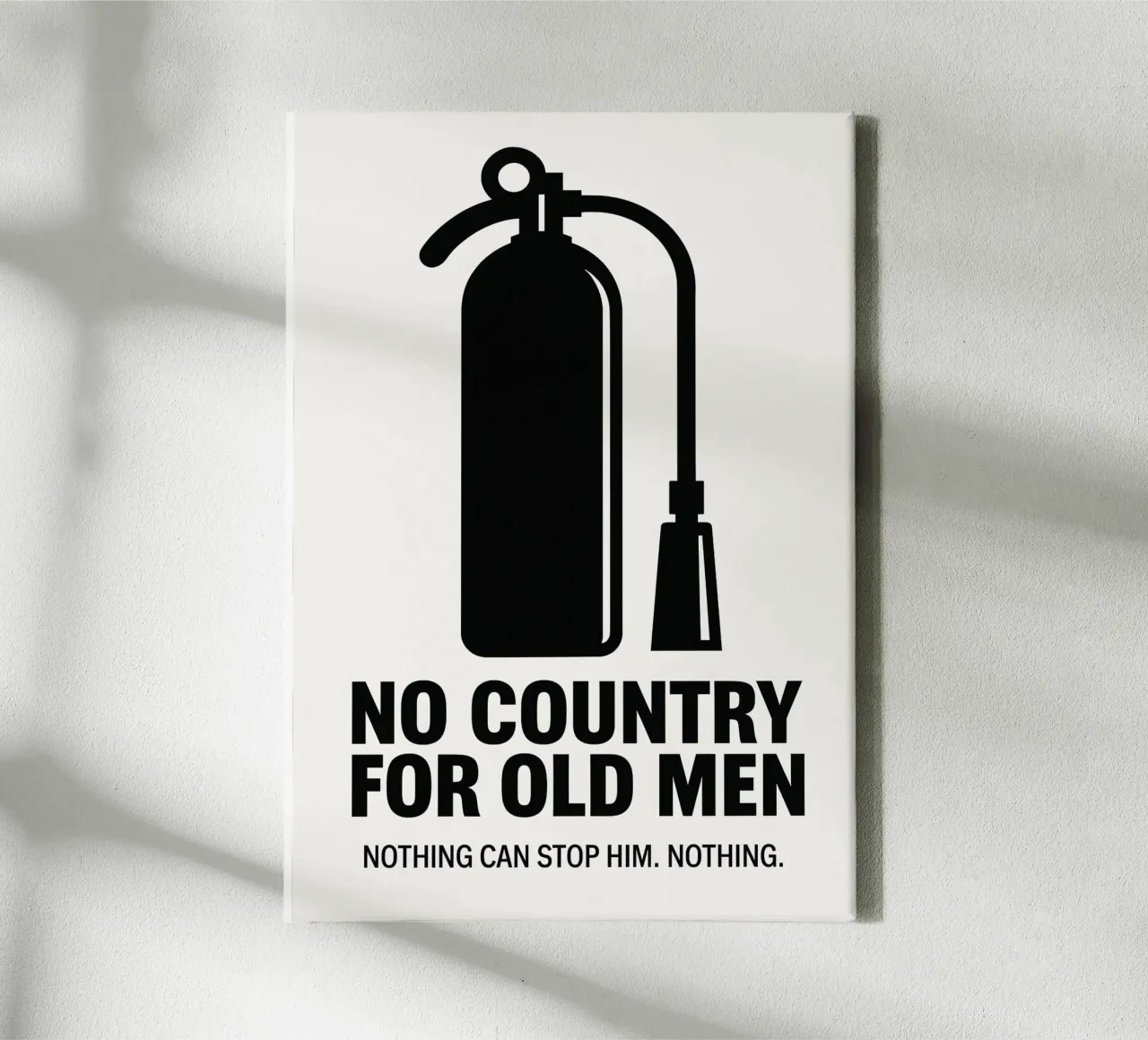 No Country For Old Men Print tela con Cornice a cassetta da MoviesArt