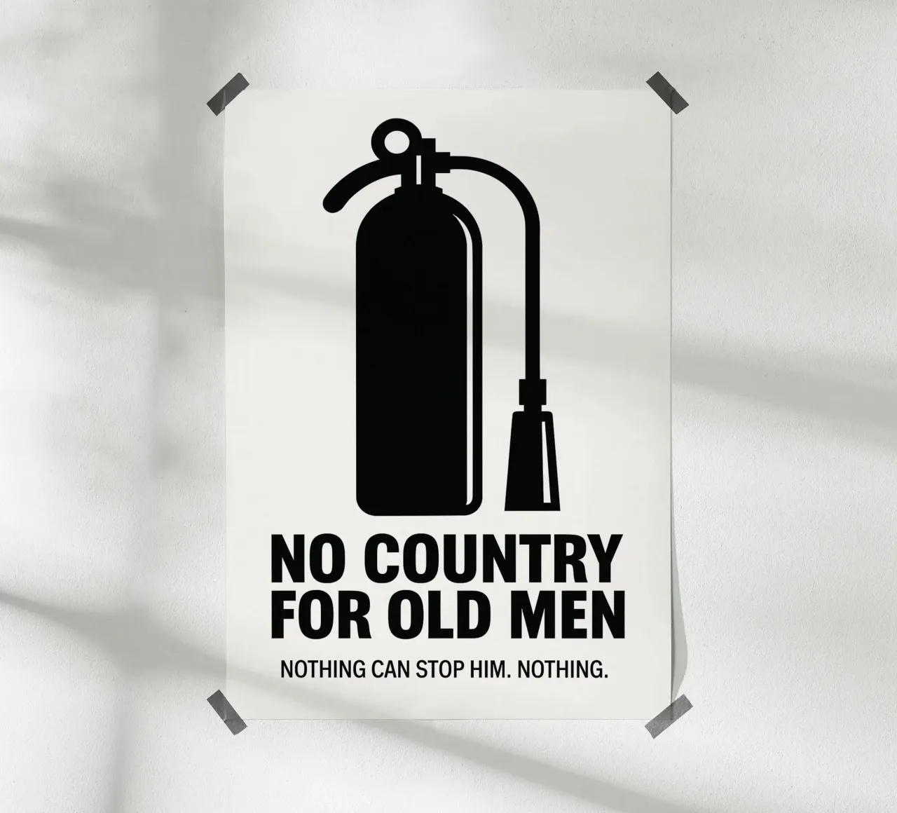 No Country For Old Men Print carta hahnemühle da MoviesArt