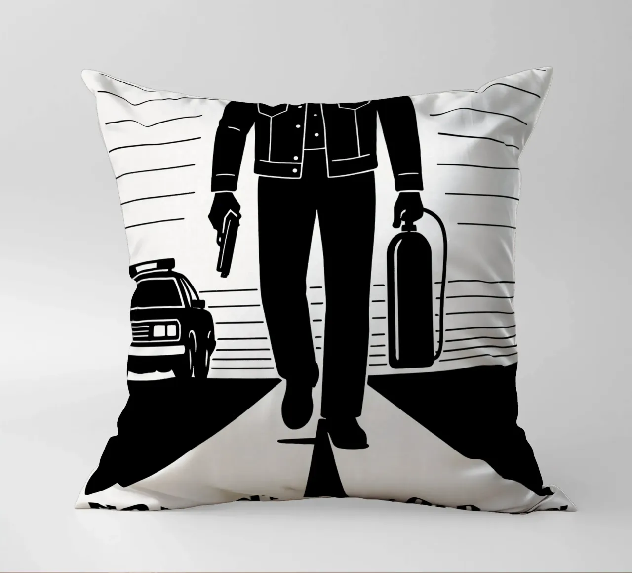 No Country For Old Men Print cuscino da MoviesArt