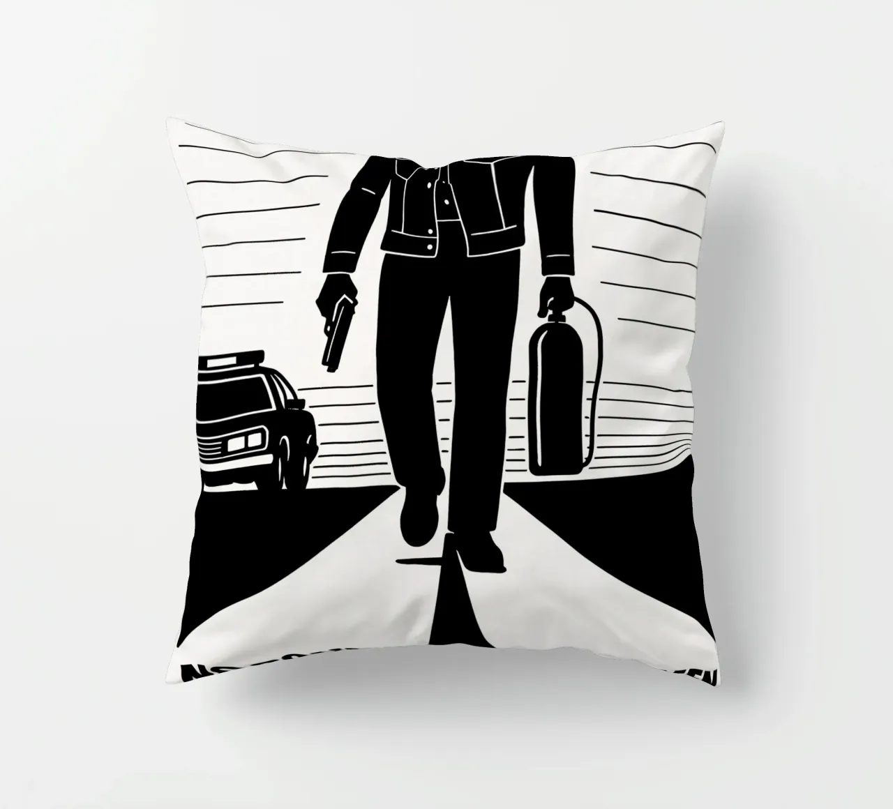 No Country For Old Men Print cuscino da MoviesArt