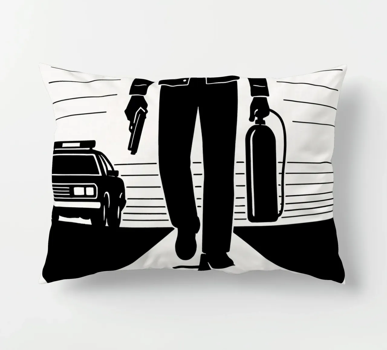 No Country For Old Men Print cuscino da MoviesArt