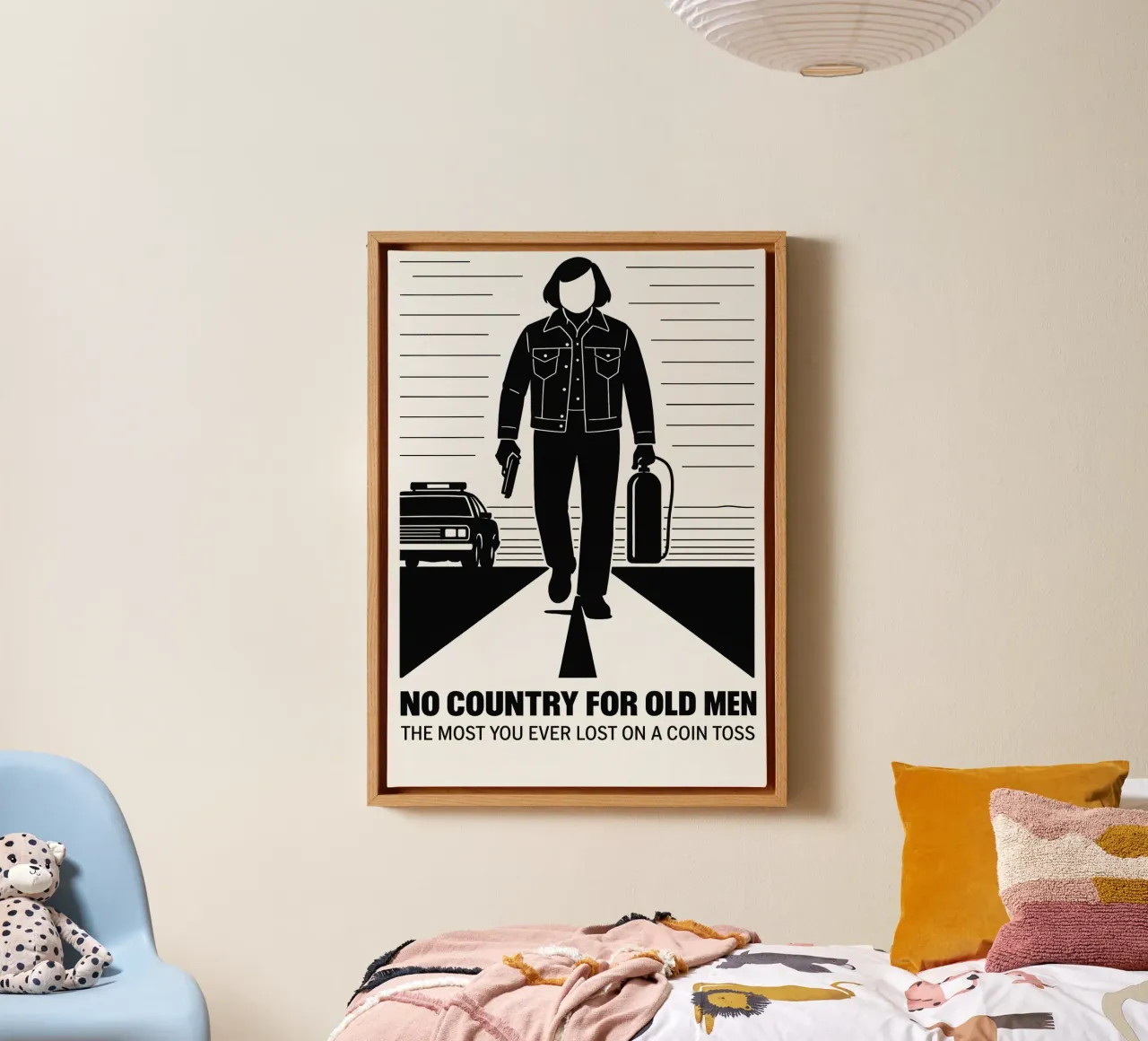 No Country For Old Men Print tela da MoviesArt