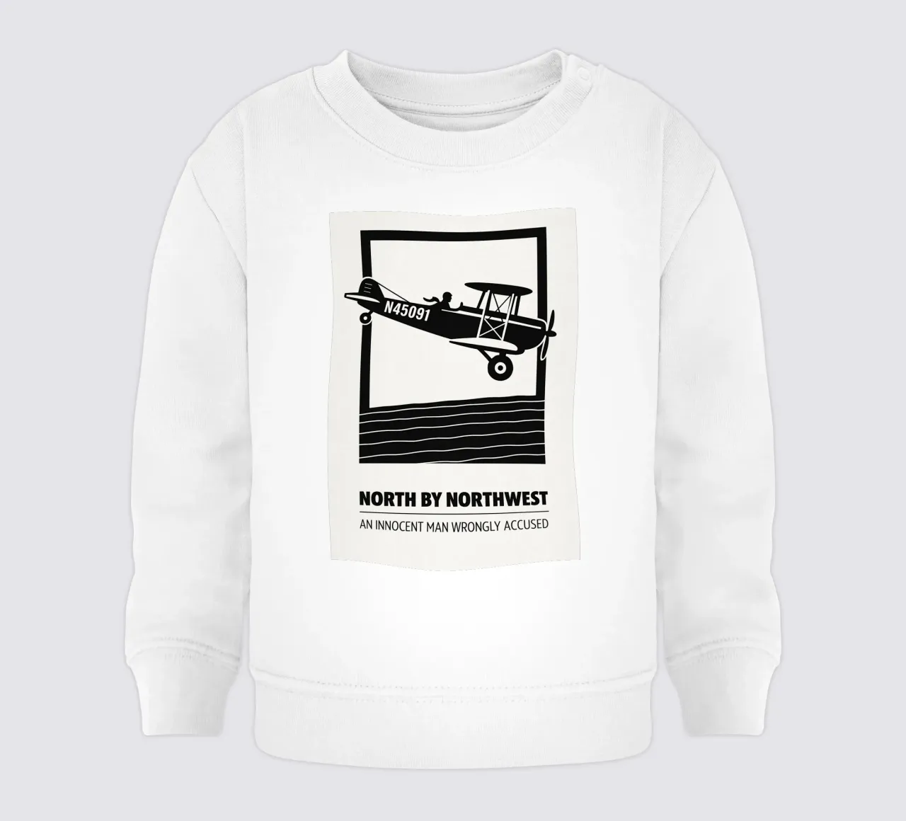 North By Northwest Print felpa neonato da MoviesArt