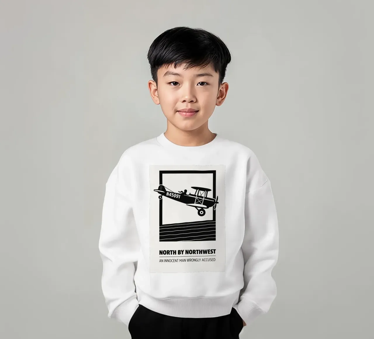 North By Northwest Print felpa bambino da MoviesArt