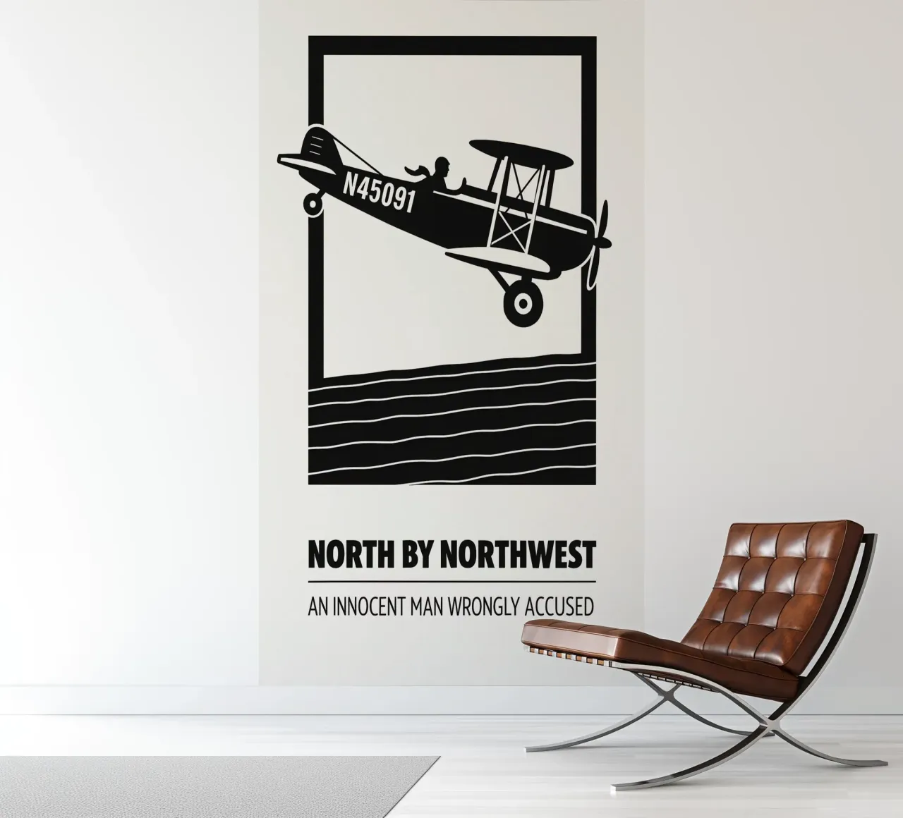 North By Northwest Print photo wallpaper by MoviesArt