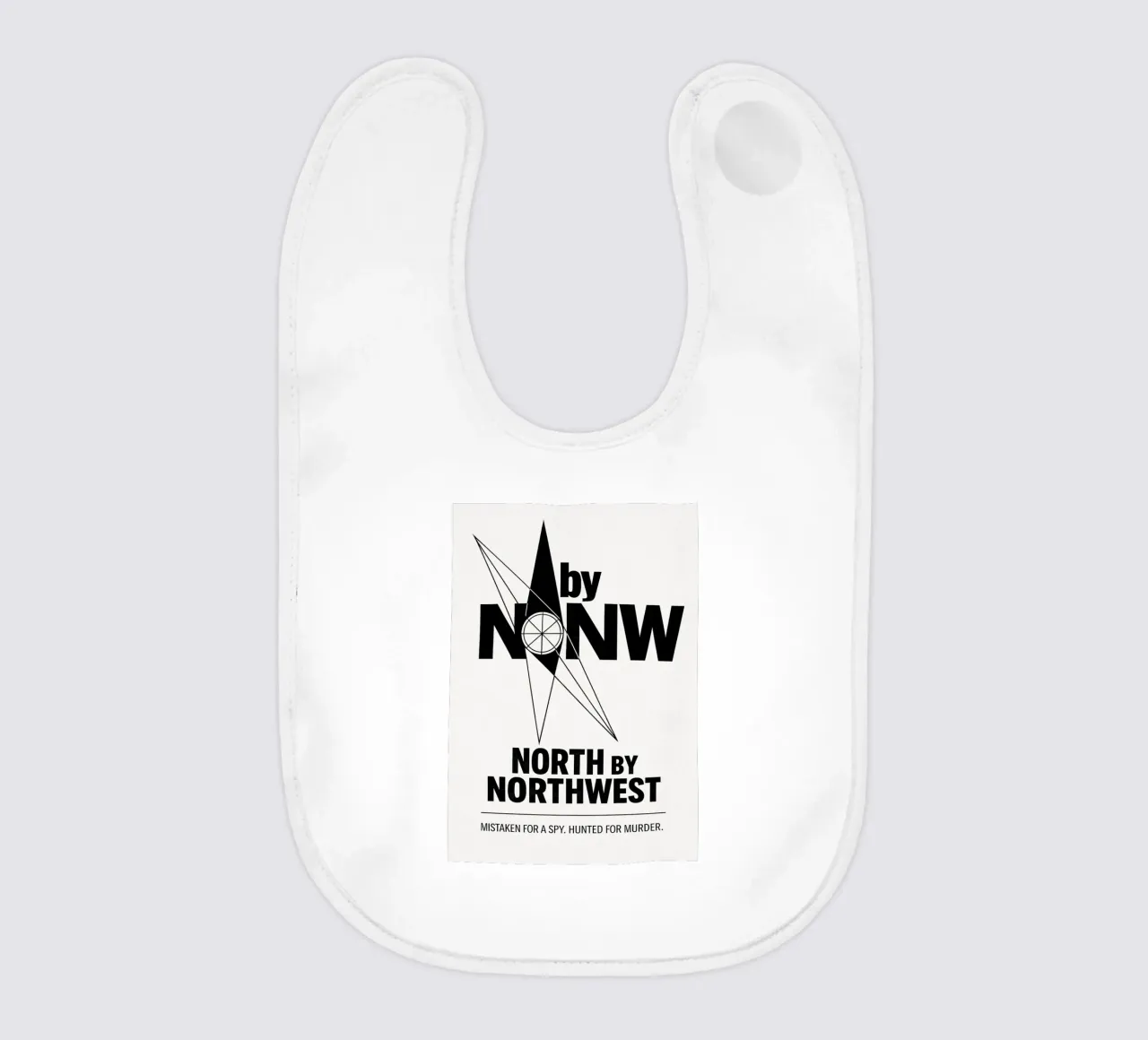 North By Northwest Print bavaglino da MoviesArt