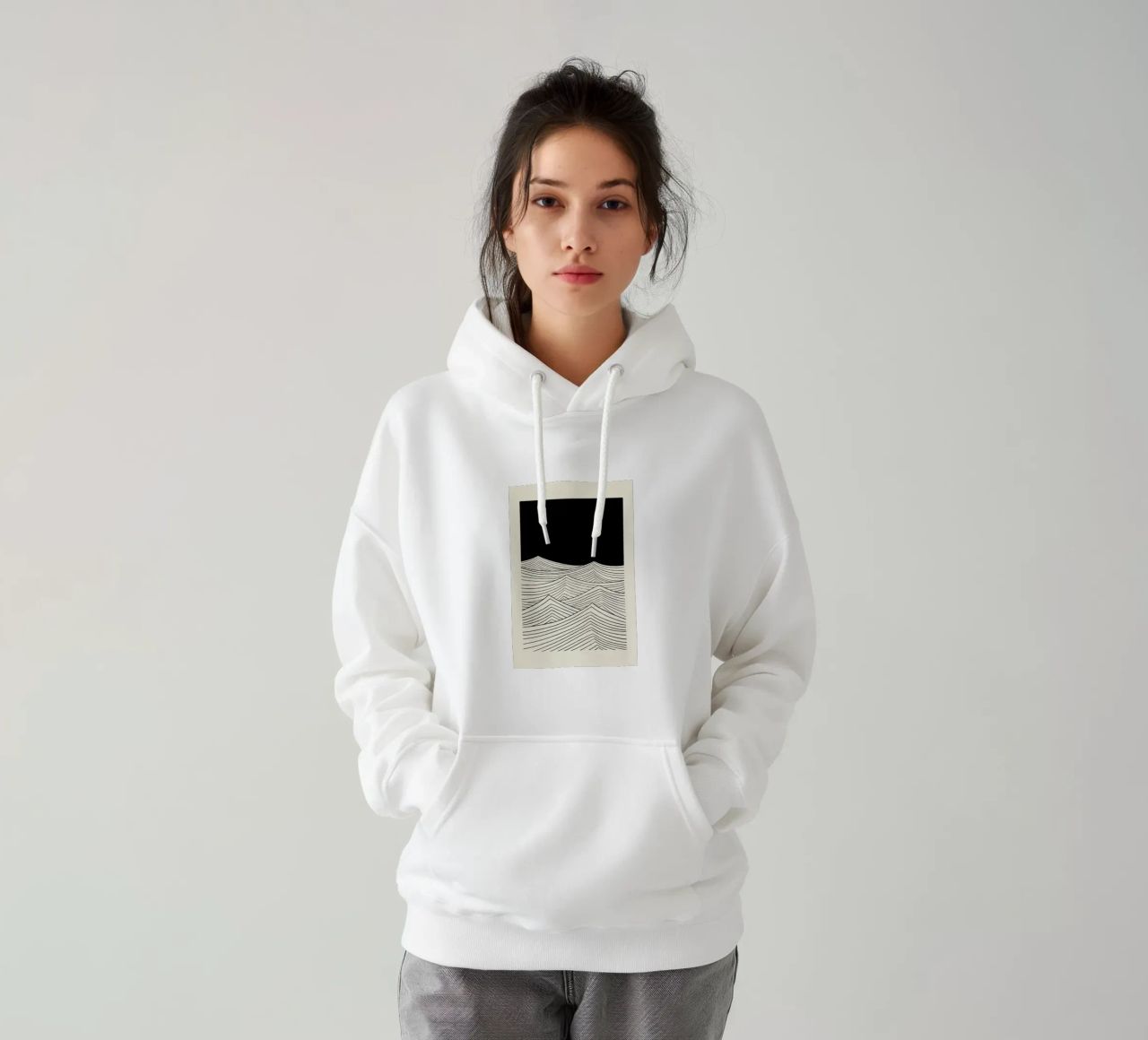 Nuit felpa con cappuccio da Graphite