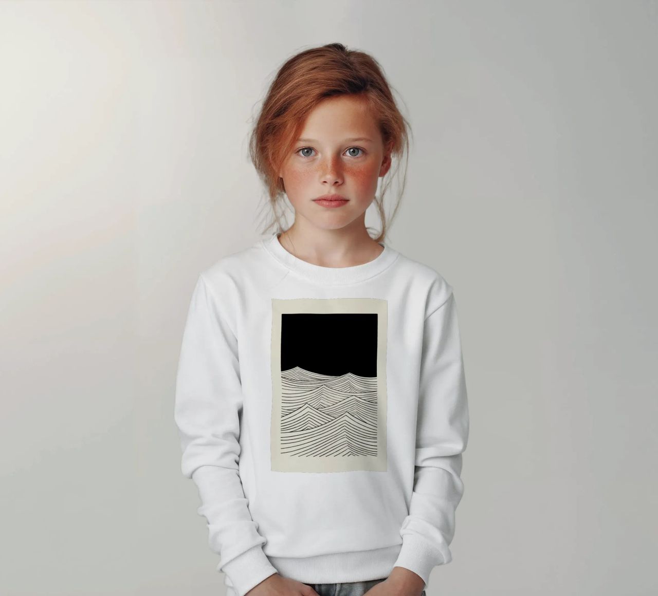 Nuit felpa bambino da Graphite