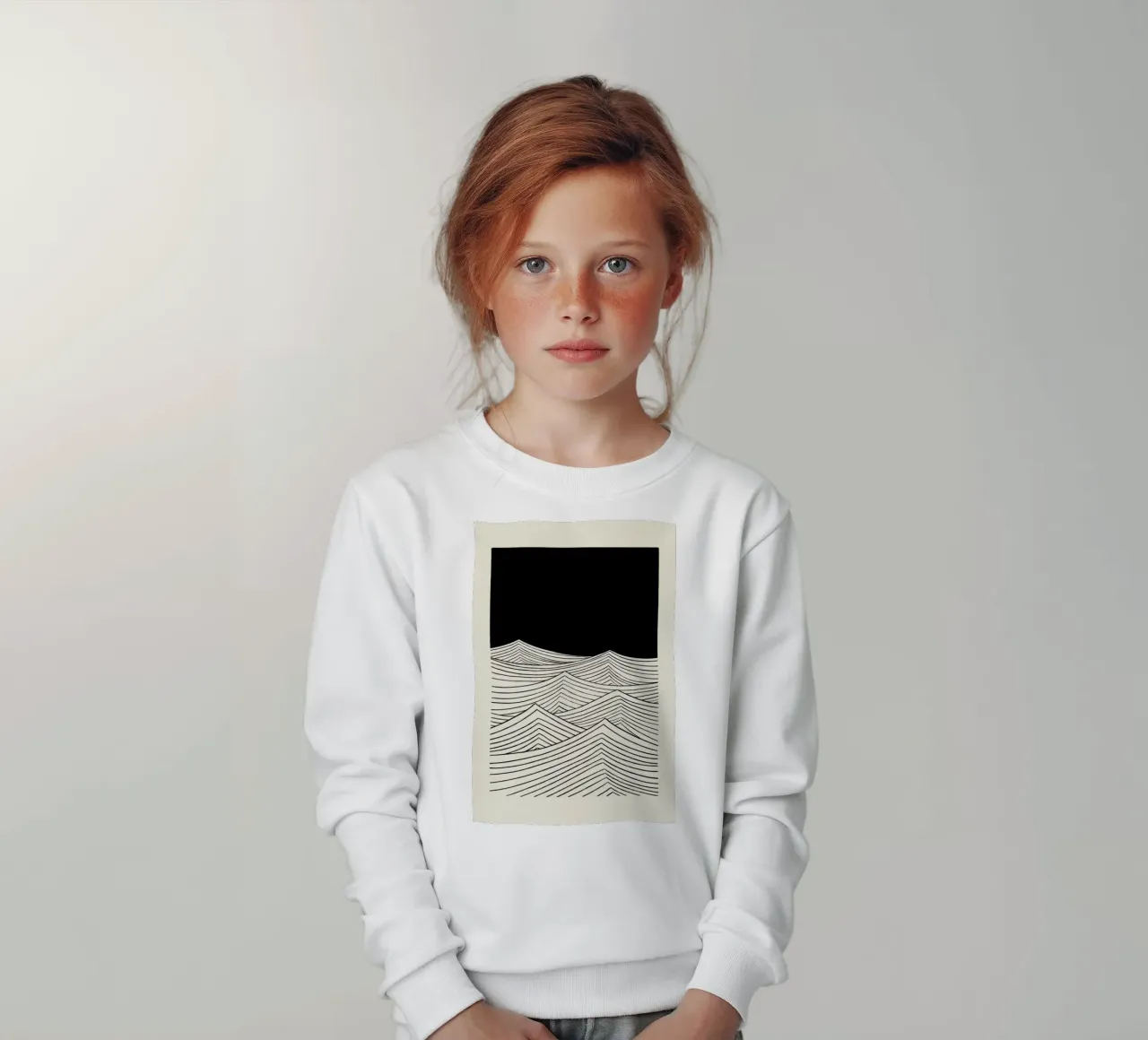 Nuit felpa bambino da Graphite