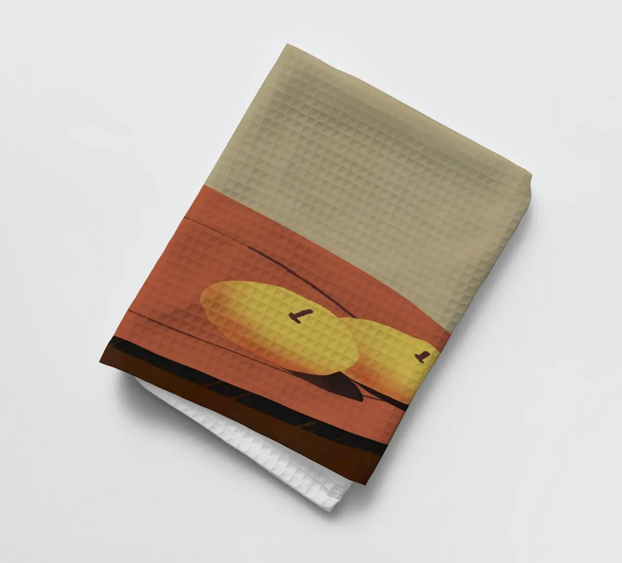 Piatto rosso canovaccio da cucina da Little Dean