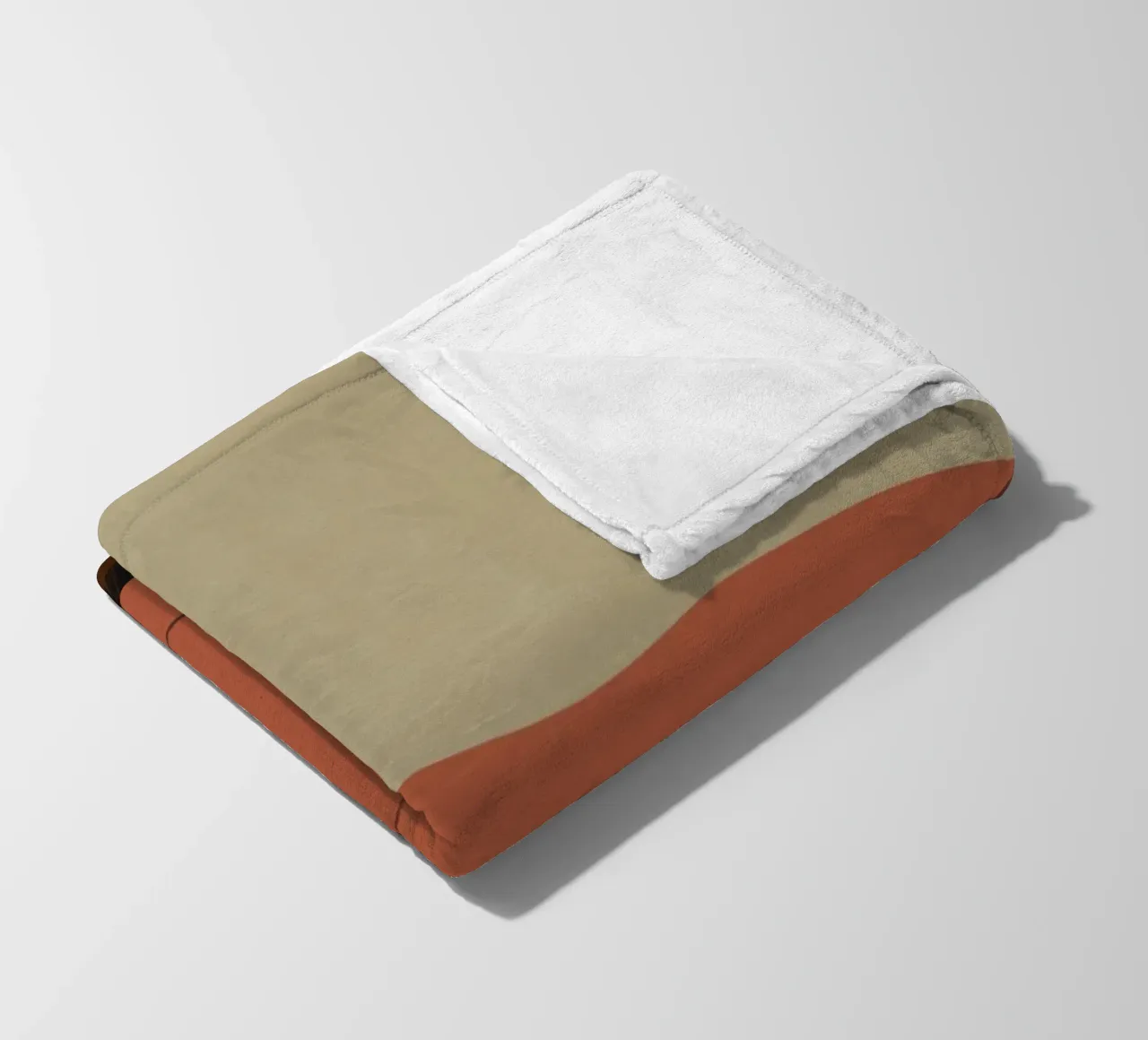 Piatto rosso coperta in pile da Little Dean