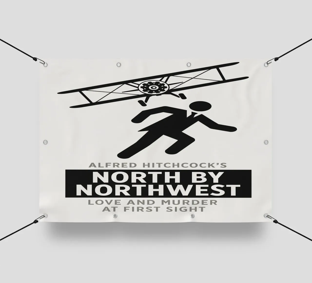 North By Northwest Print telo in pvc da MoviesArt