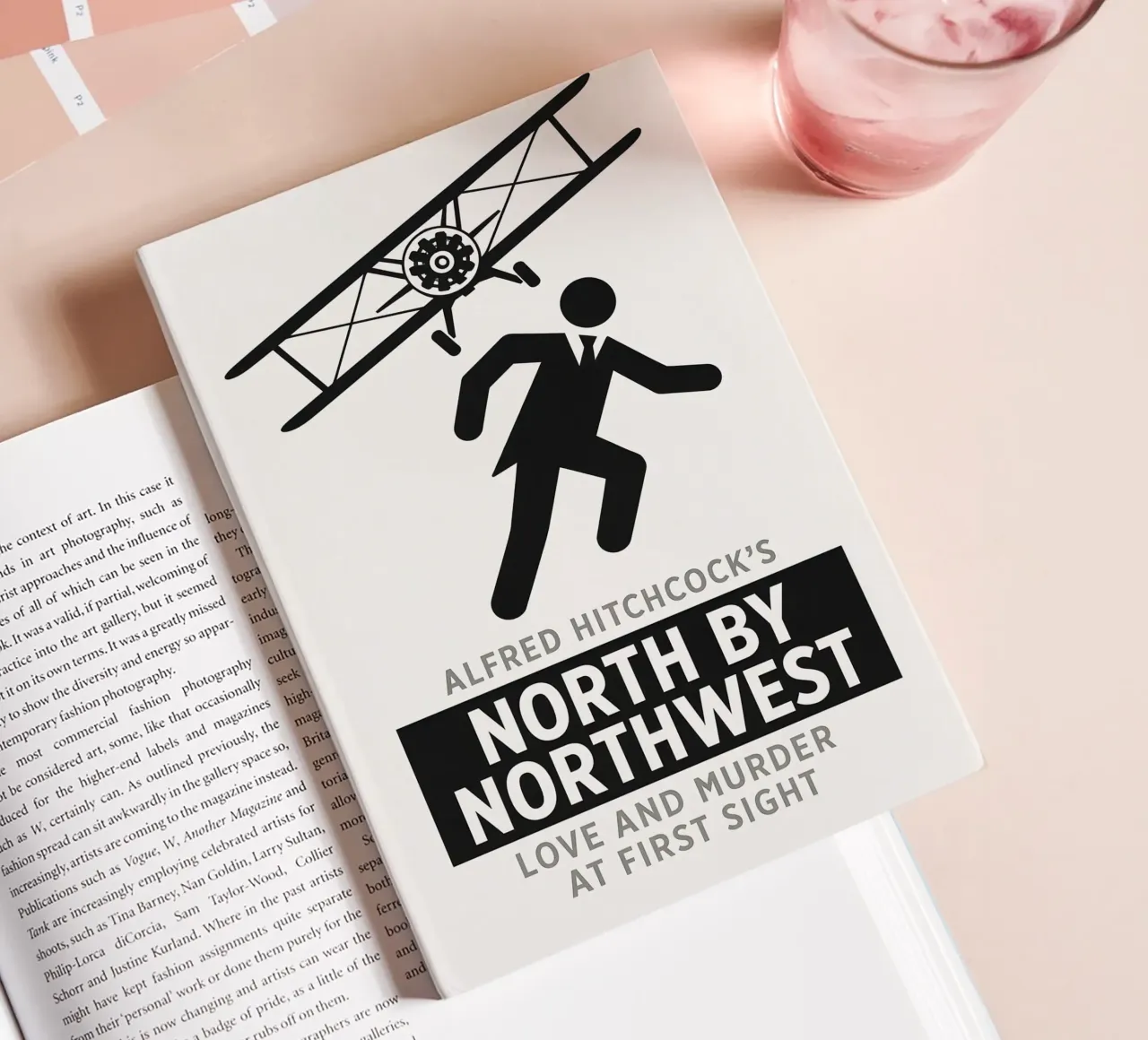 North By Northwest Print Notizbuch von MoviesArt