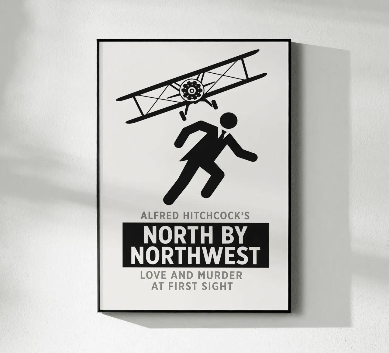North By Northwest Print acrylic glass by MoviesArt