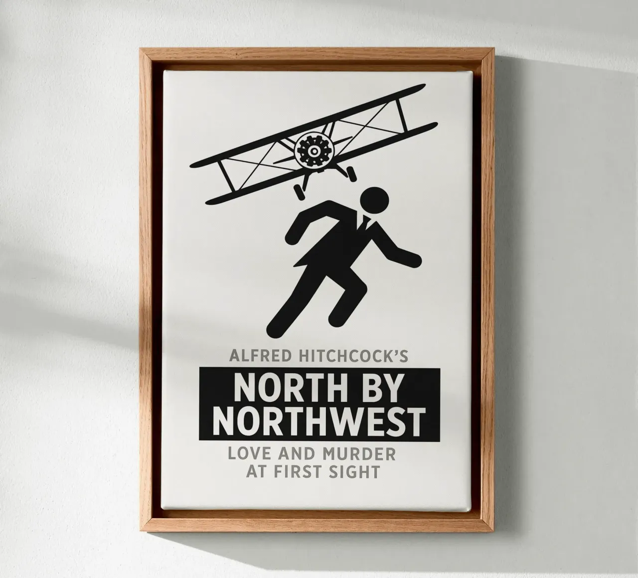 North By Northwest Print canvas van MoviesArt