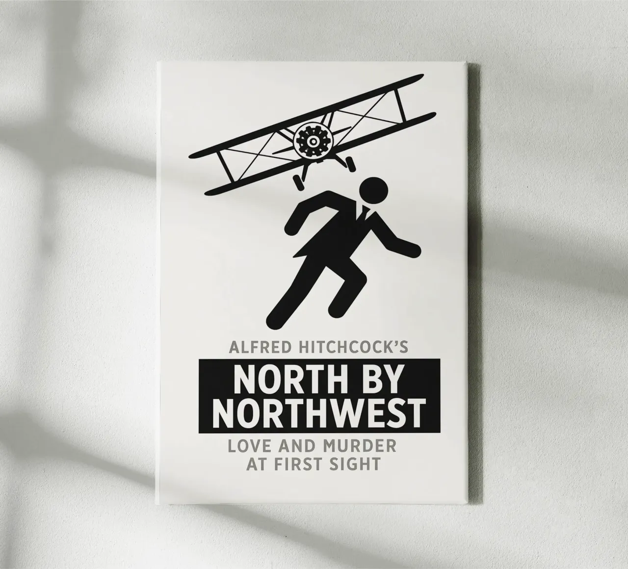North By Northwest Print canvas van MoviesArt