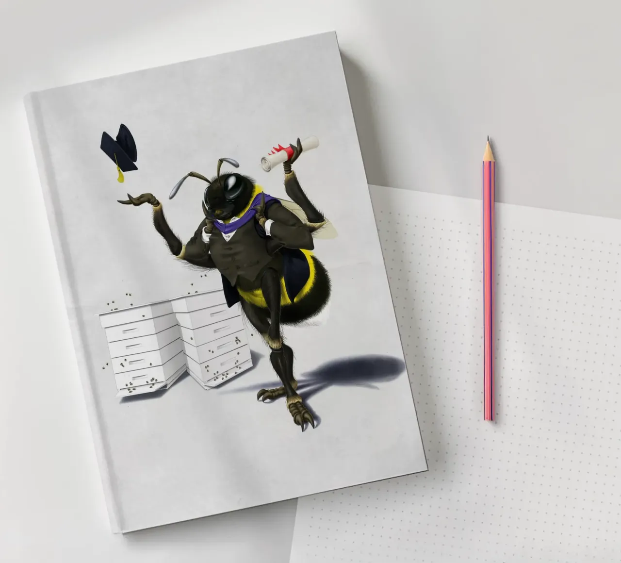 To Bee or Not to Bee (Wordless) diario da Rob Art | Illustration