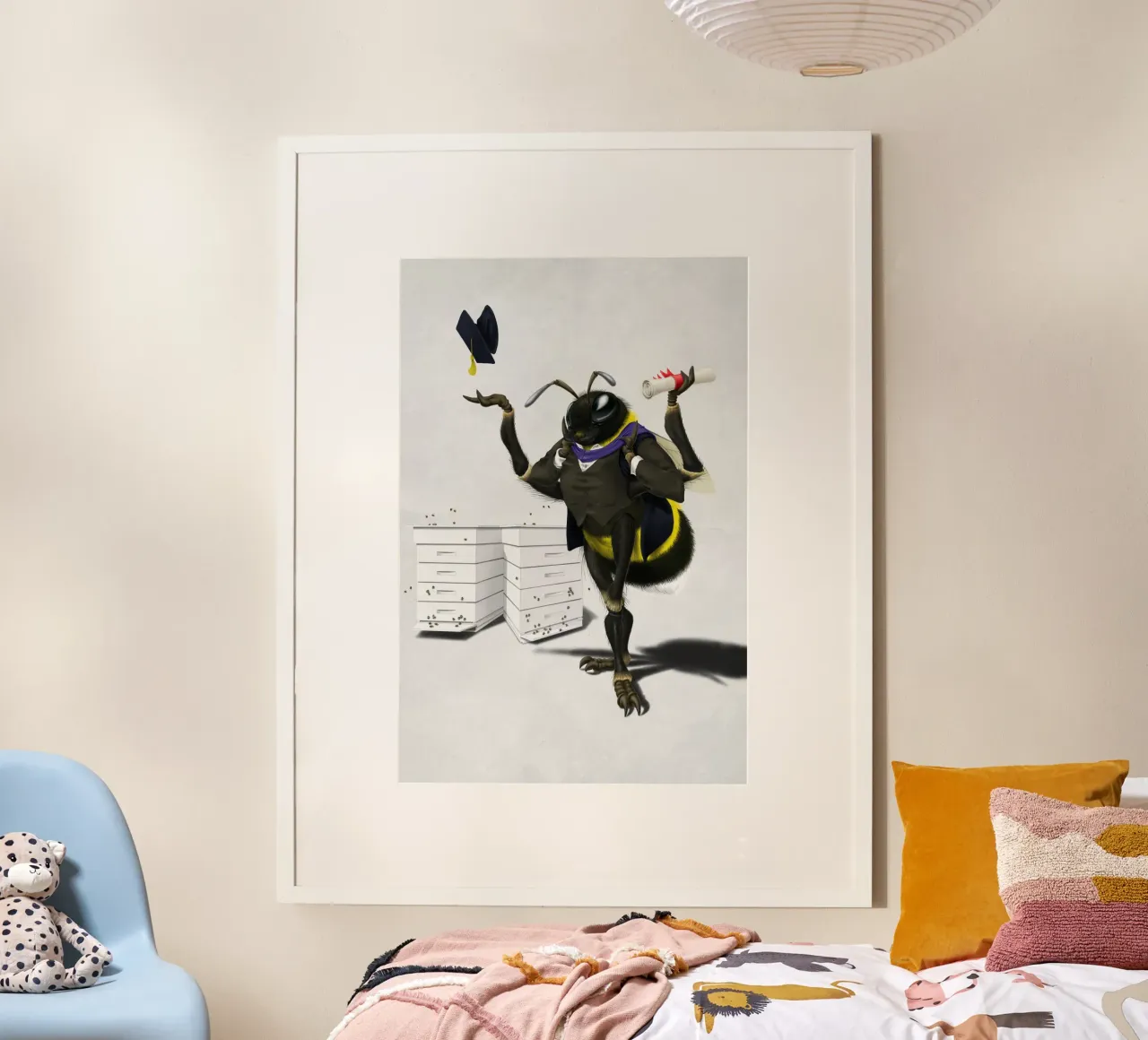 To Bee or Not to Bee (Wordless) carta hahnemühle da Rob Art | Illustration