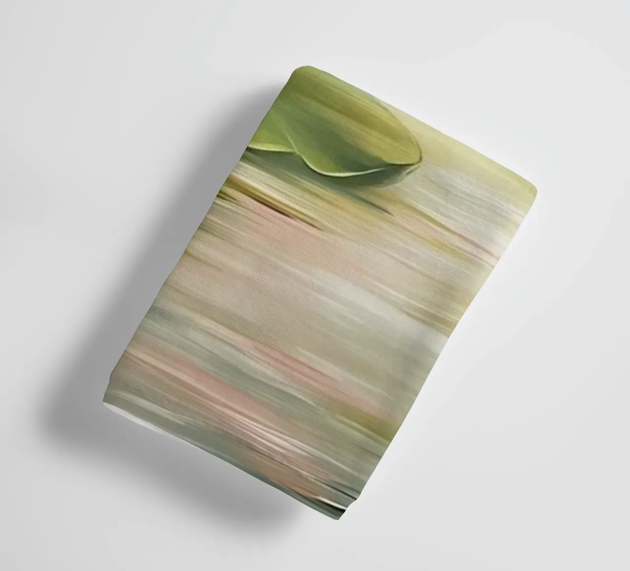 Serene Lotus Pond - Impressionistic Water Lily Art towel by ClubArt