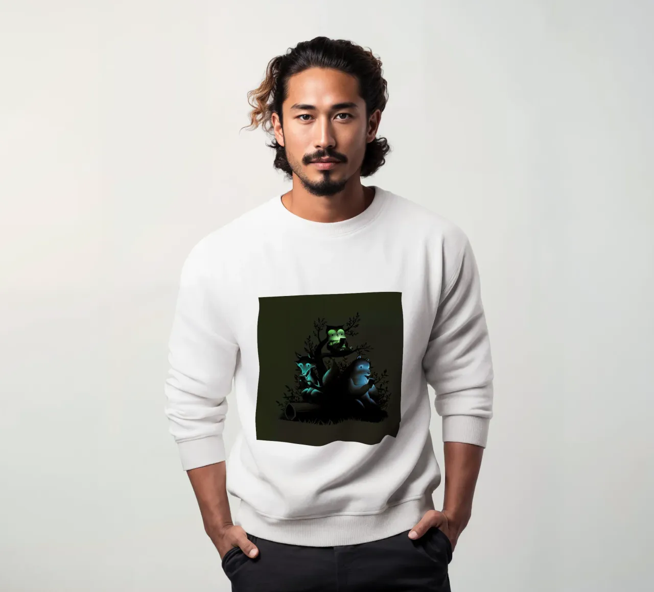 Connecting With The Forest Animals Using Phones felpa da Tobe Fonseca